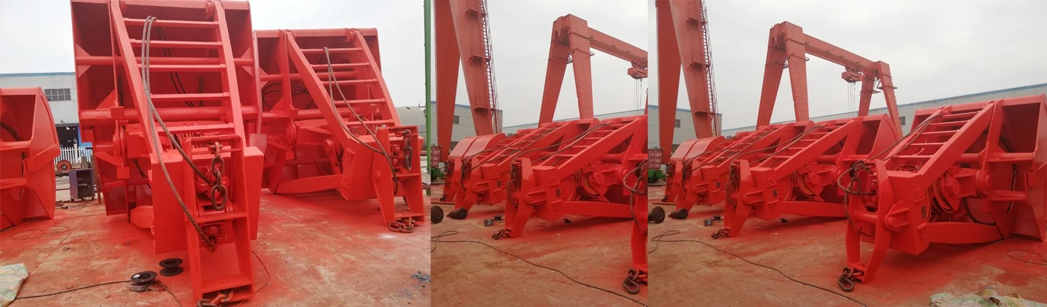 four-rope clamshell grab four-rope clamshell grab
