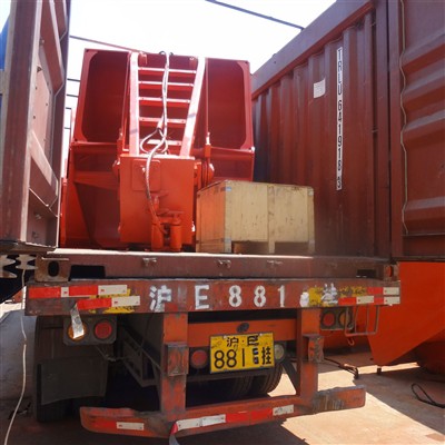 ENJUE Clamshell Grab Buckets Shipped rau Jakarta, Indonesia, Pab Txhawb Kev U...